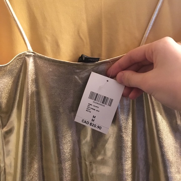 Gold Mini Dress - Picture 3 of 3